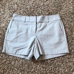 NWT Loft grey flat front shorts size 2